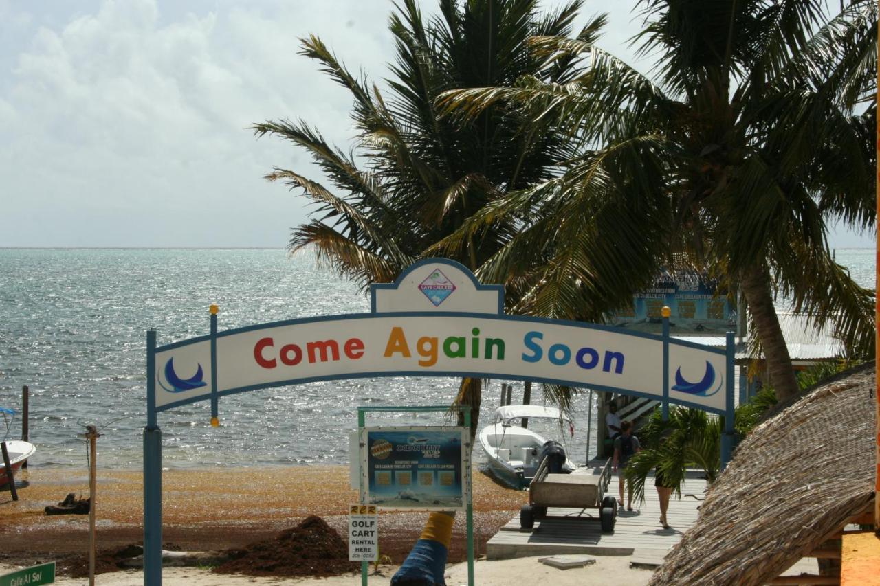 Seaside Cabanas Hotel Caye Corker Eksteriør bilde